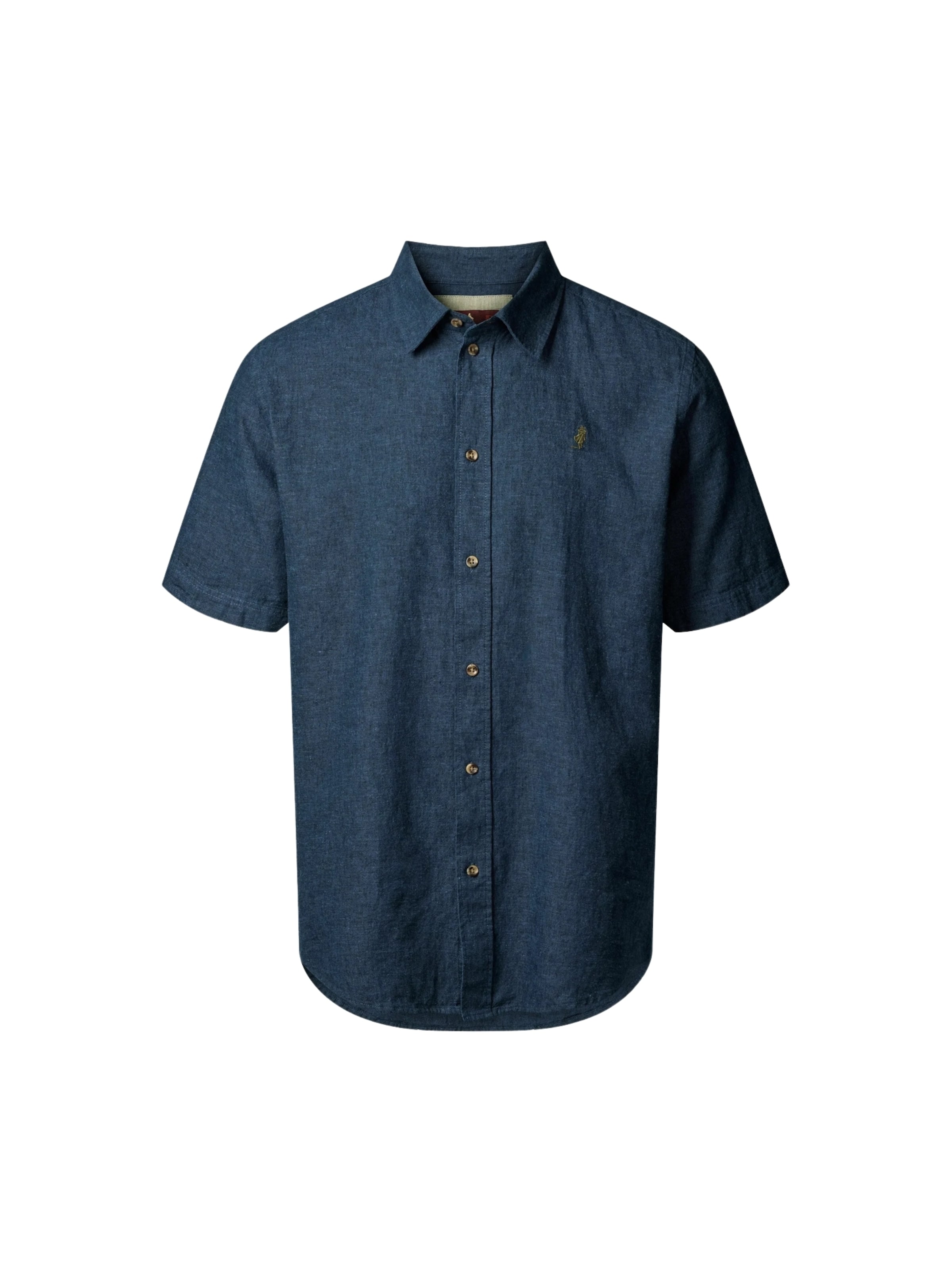 MCS Pohodlné nošení Košile 'Noah' – modrá: přední strana