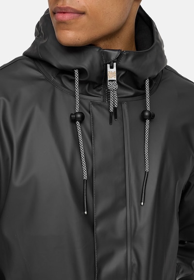 INDICODE JEANS Tussenjas 'Tommy' in de kleur Donkergrijs, Productweergave