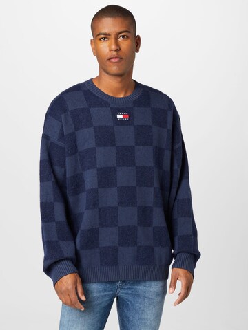 Tommy Jeans Sweater in Blue: front