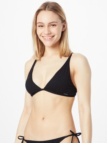 Triangolo Top per bikini di Calvin Klein Swimwear in nero: frontale