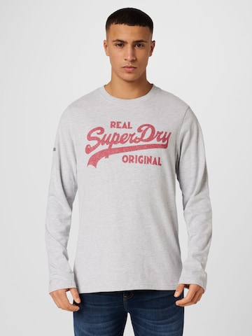 Superdry - Camiseta en gris: frente