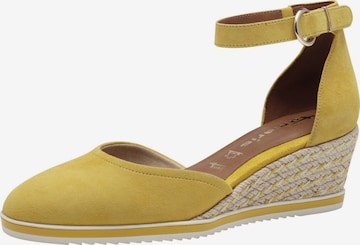 Tamaris Pumps in Geel: voorkant