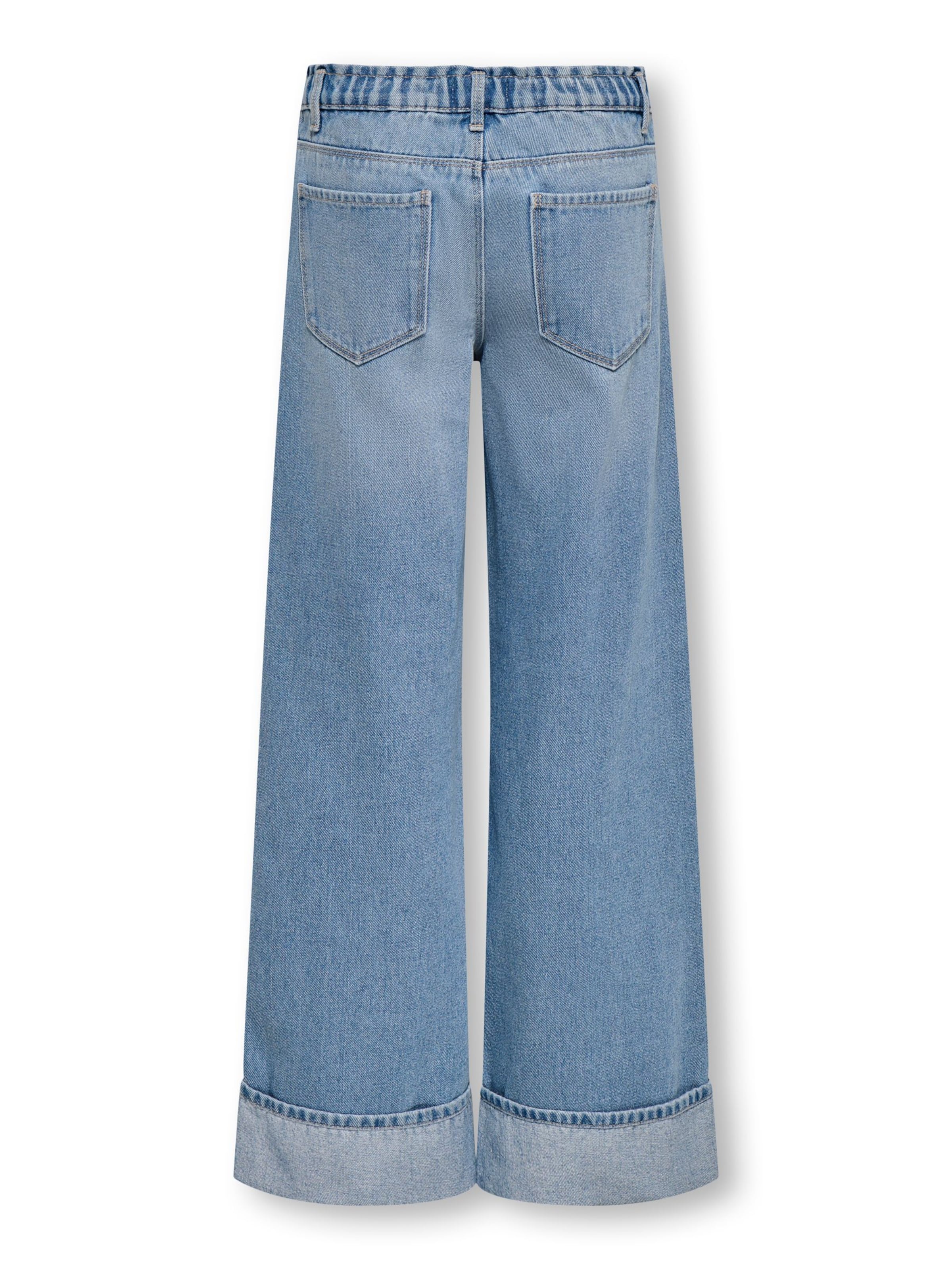 ONLY GIRLS Flared Jeans 'KOGComet' in Blauw