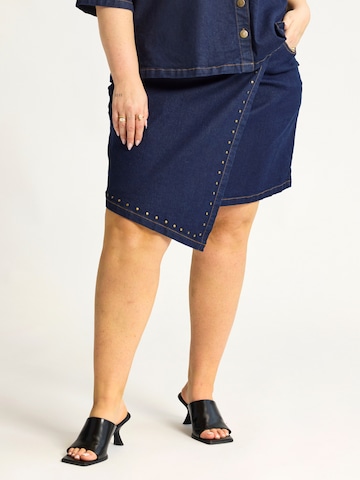 Anyday Rok in Blauw: voorkant