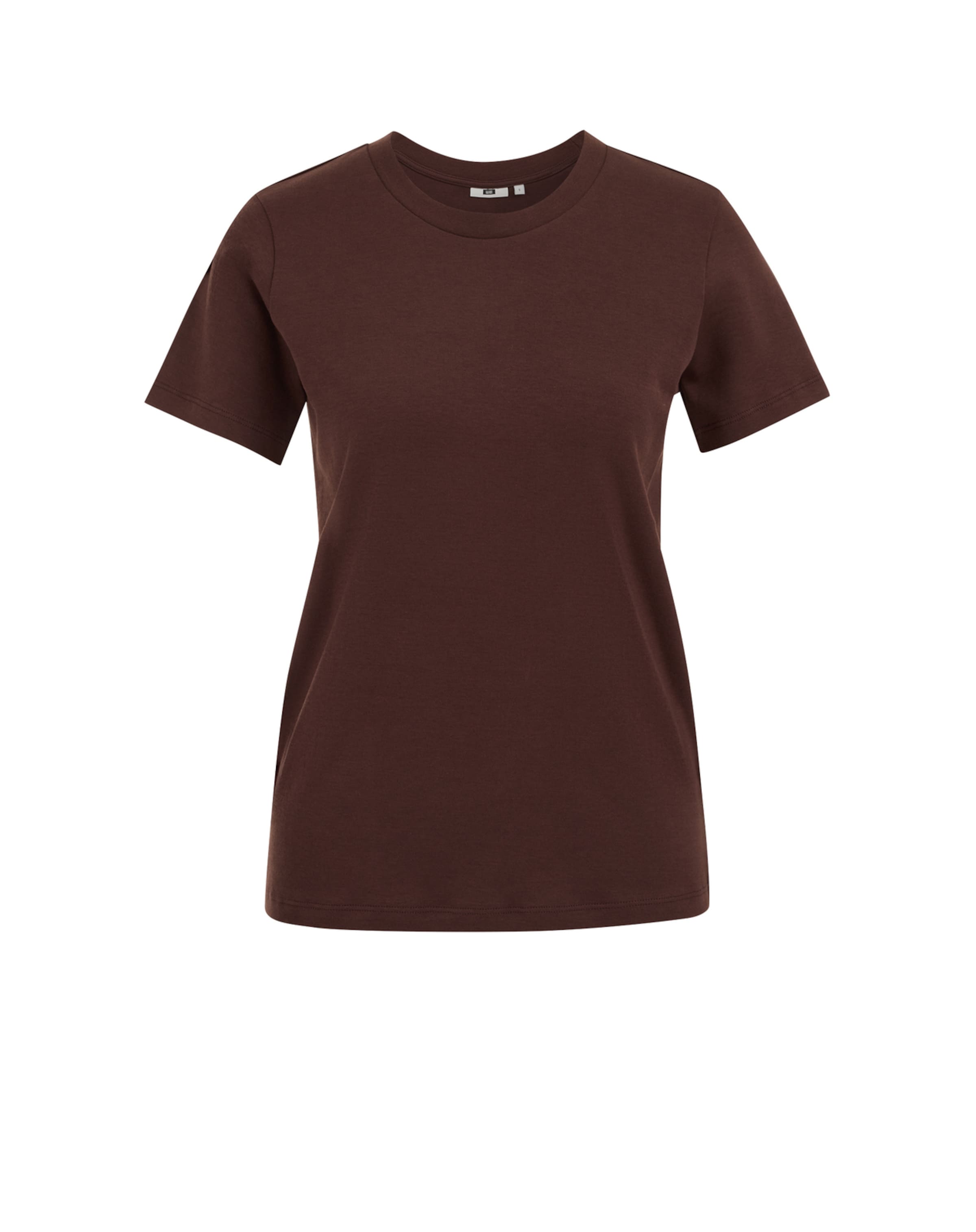 Tricou de la WE Fashion pe maro: față