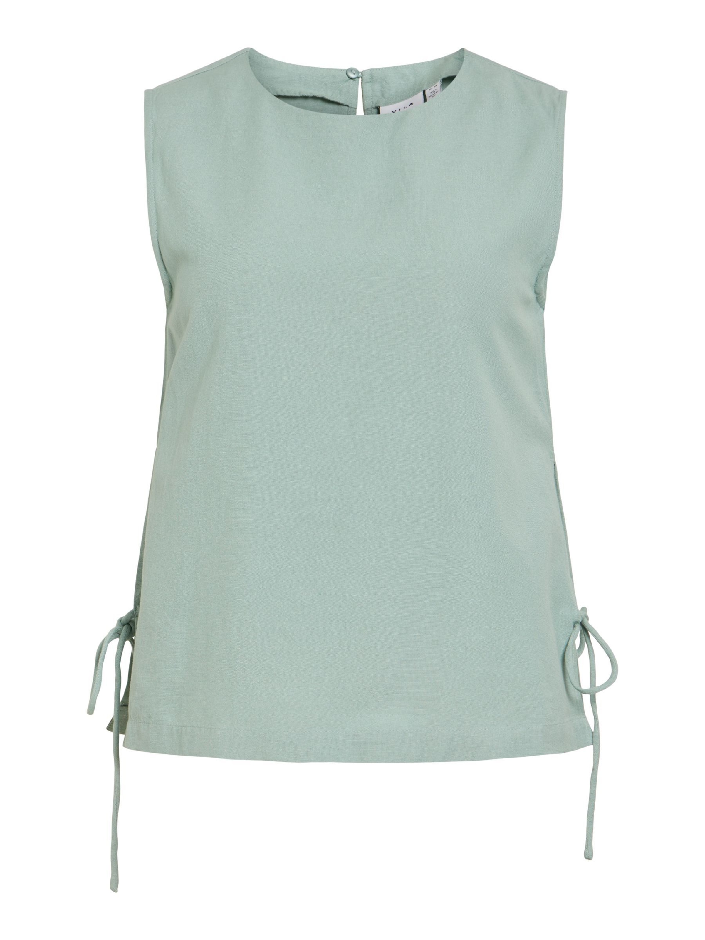 VILA - Blusa en verde: frente