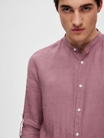 Coupe regular Chemise 'Kylian' SELECTED HOMME en rose