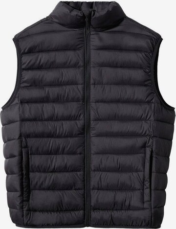 MANGO TEEN Vest in Black: front