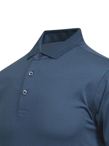 Cizgi Triko Shirt in Blue