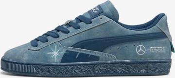 Baskets basses PUMA en bleu : devant