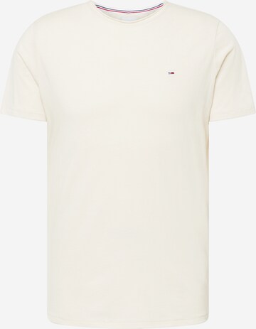 T-Shirt 'Jaspe' Tommy Jeans en beige : devant