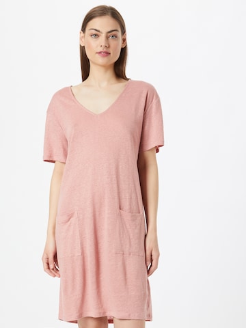 People Tree - Vestido 'Mari' em rosa: frente