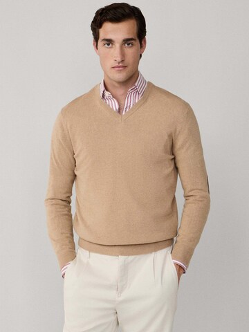 Hackett London Pullover in Beige: Vorderseite