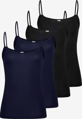 Nina von C. Undershirt 'Motion' in Blue: front