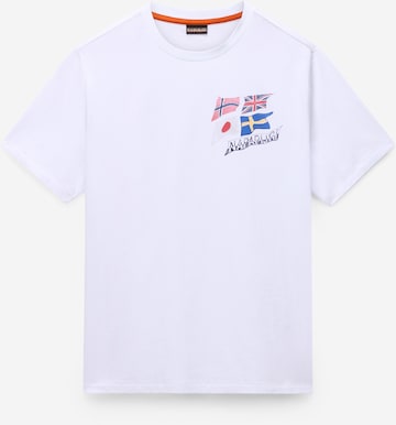 NAPAPIJRI T-Shirt 'Mahsa' in Weiß: Vorderseite