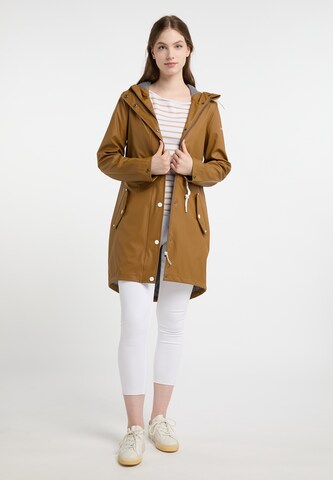 Cappotto funzionale di DreiMaster Maritim in marrone