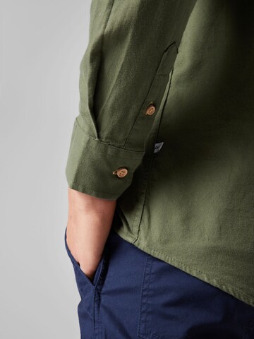 Kronstadt Regular fit Button Up Shirt 'Dean Diego' in Green
