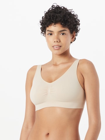 Lindex Bralette Bra 'Joy' in Beige: front