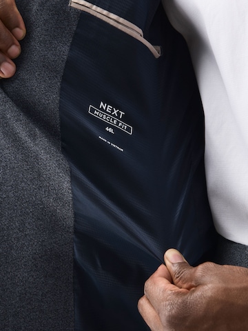 Next Slim fit Business-colbert 'Motionflex' in Blauw