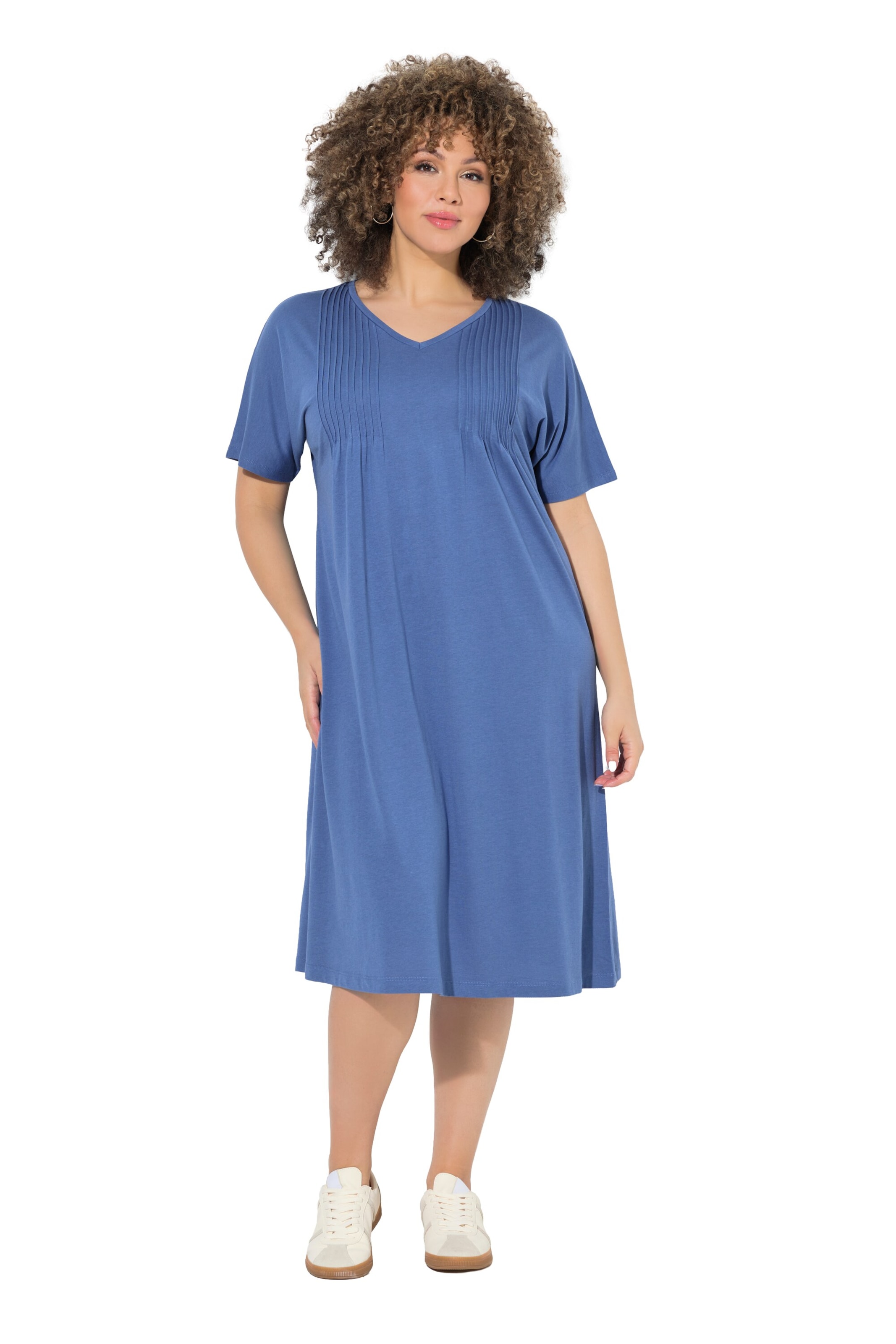 Ulla Popken Dress in Blue: front