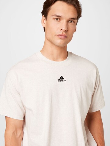 T-Shirt fonctionnel ADIDAS SPORTSWEAR en beige