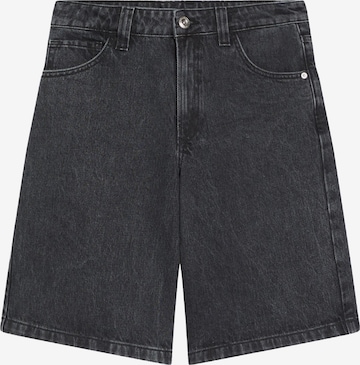 BershkaTraperice - crna boja: prednji dio