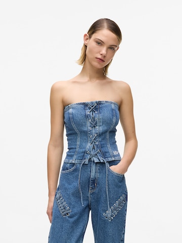 KARL LAGERFELD JEANS Top in Blauw: voorkant