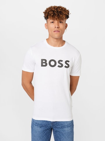 BOSS T-Shirt 'Thinking 1' in Weiß: predná strana