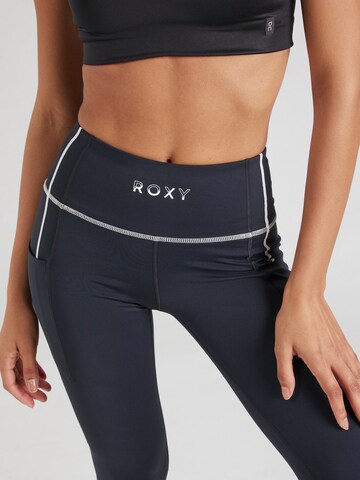 ROXY Skinny Fit Спортен панталон 'BOLD MOVES' в черно