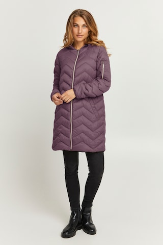Fransa Winter Coat in Purple