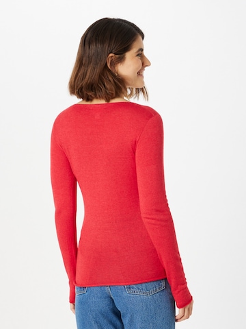 120% Lino Pullover in Rot