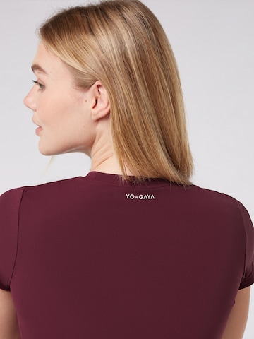 YO-GAYA Sporttop 'Short Sleeve Top' in Rood