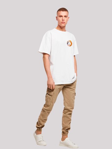F4NT4STIC Shirt 'Heroes of Childhood Pinocchio Sundowner' in White