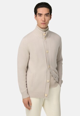 Vestes en maille Boggi Milano en blanc : devant