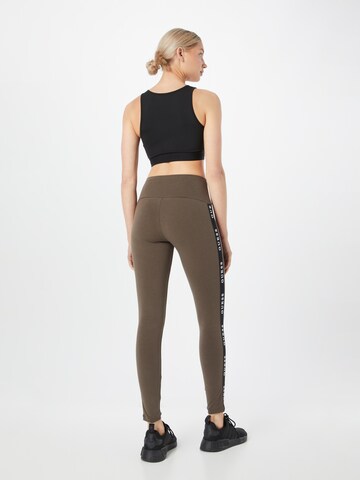 GUESS Skinny Workout Pants 'ALINE' in Brown