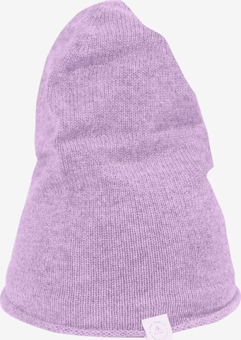 Berretto di CASH-MERE.CH in lilla: frontale
