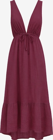 Haris Cotton Kleid in Lila: Vorderseite