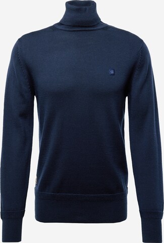 Pull-over G-Star RAW en bleu : devant