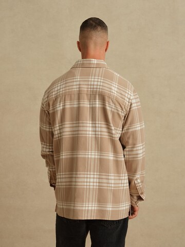 Regular fit Camicia 'Janosch' di DAN FOX APPAREL in beige