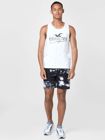 Tuta da jogging di HOLLISTER in bianco: frontale