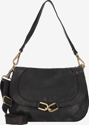 Campomaggi Shoulder Bag in Black: front