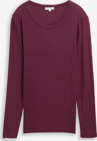 TOM TAILOR Shirt in Lila: Vorderseite