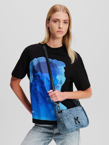KARL LAGERFELD JEANS Tasche in Blau: Vorderseite
