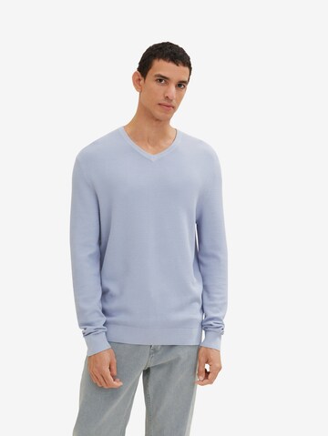 TOM TAILOR Sweater in Blue: front