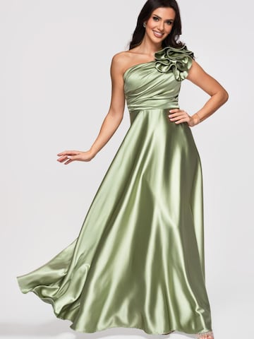 Ombre Abendkleid‌‌‌‌‌‌‌‌‌‌ in Grün: Vorderseite