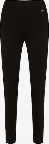 Skinny Leggings Tommy Jeans en noir : devant