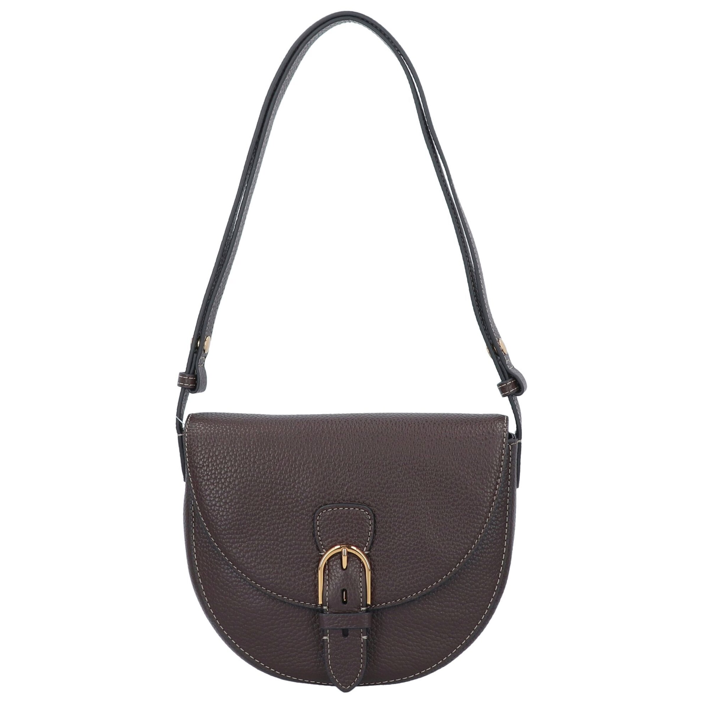 FOSSIL Schultertasche 'Everleigh' in Braun
