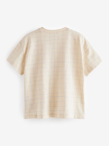 Next T-Shirt 'Regular Fit' in Beige