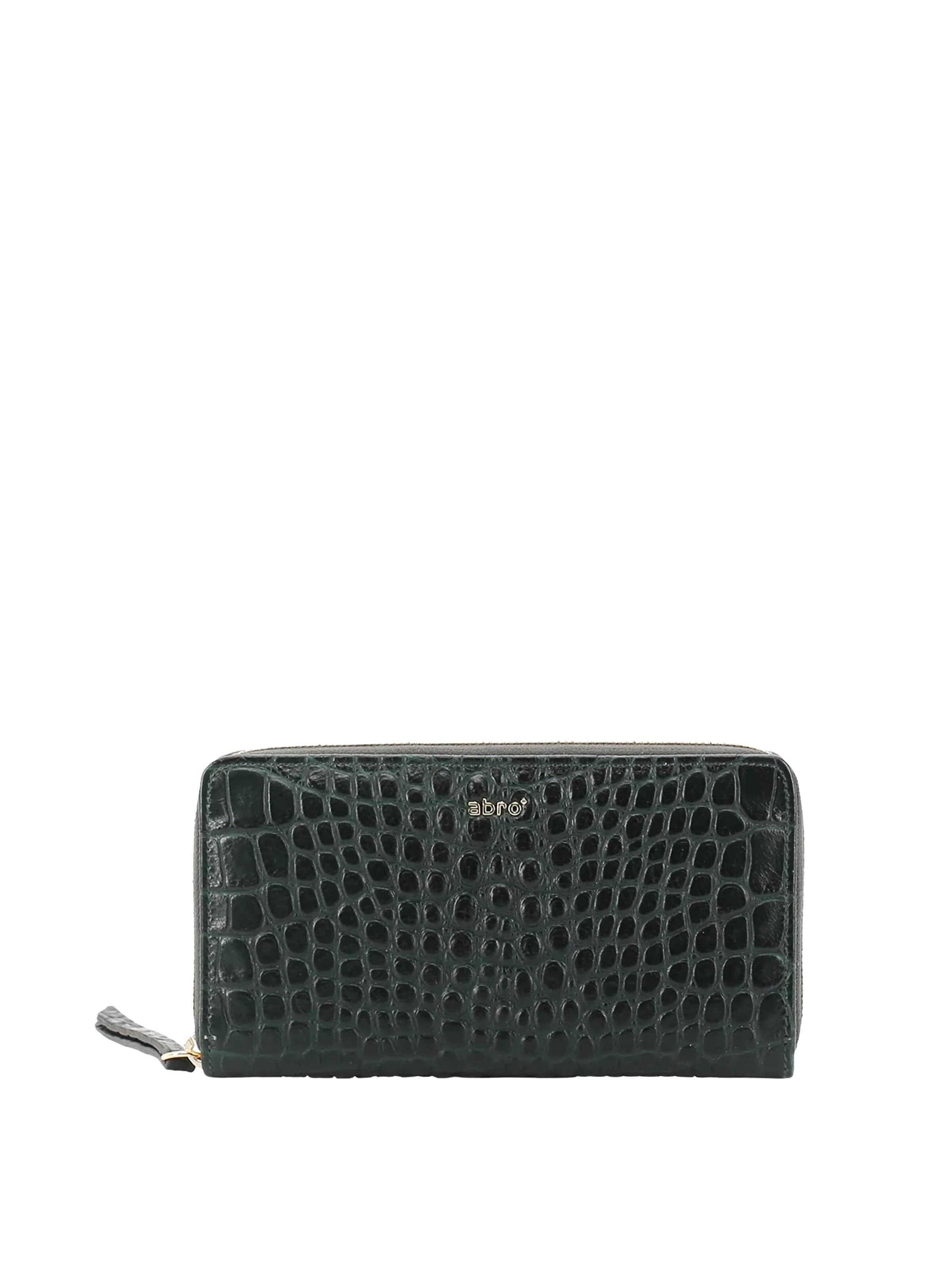 ABRO Wallet 'Geldbörse' in Green: front
