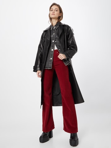 Pepe Jeans Flared Broek 'Willa' in Rood